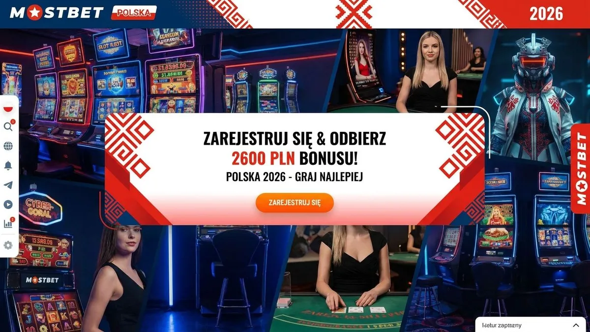 Rejestracja z bonusem w Mostbet